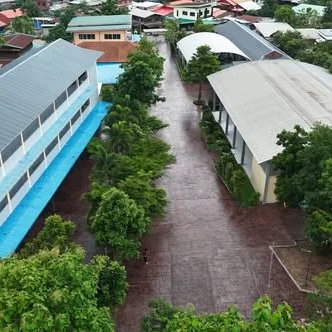 พื้นคอนกรีตพิมพ์ลาย โรงเรียนแสนภักดี